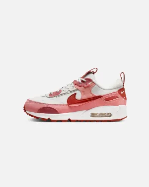 Reinforced toe Look Ready Nike Women's Air Max 90 Futura Red Stardust/Rust
