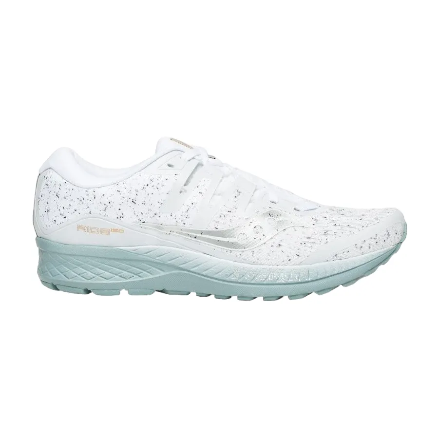 running in a waterfall area shoes Compression Web Exoskeleton Saucony scarpa da corsa da uomo Ride Iso S20444 40 bianco
