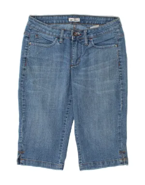 Temperature Regulating Material LEE Womens Denim Bermuda Shorts US 4 Small W28 Blue Cotton