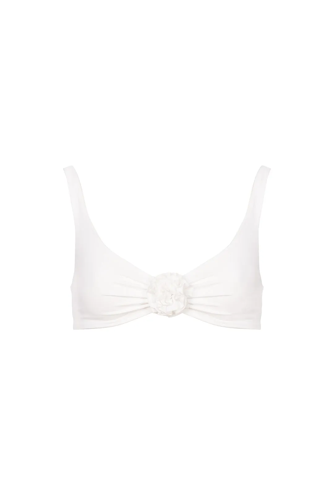Stylish-Patterns Sardinia Top - Bridal White