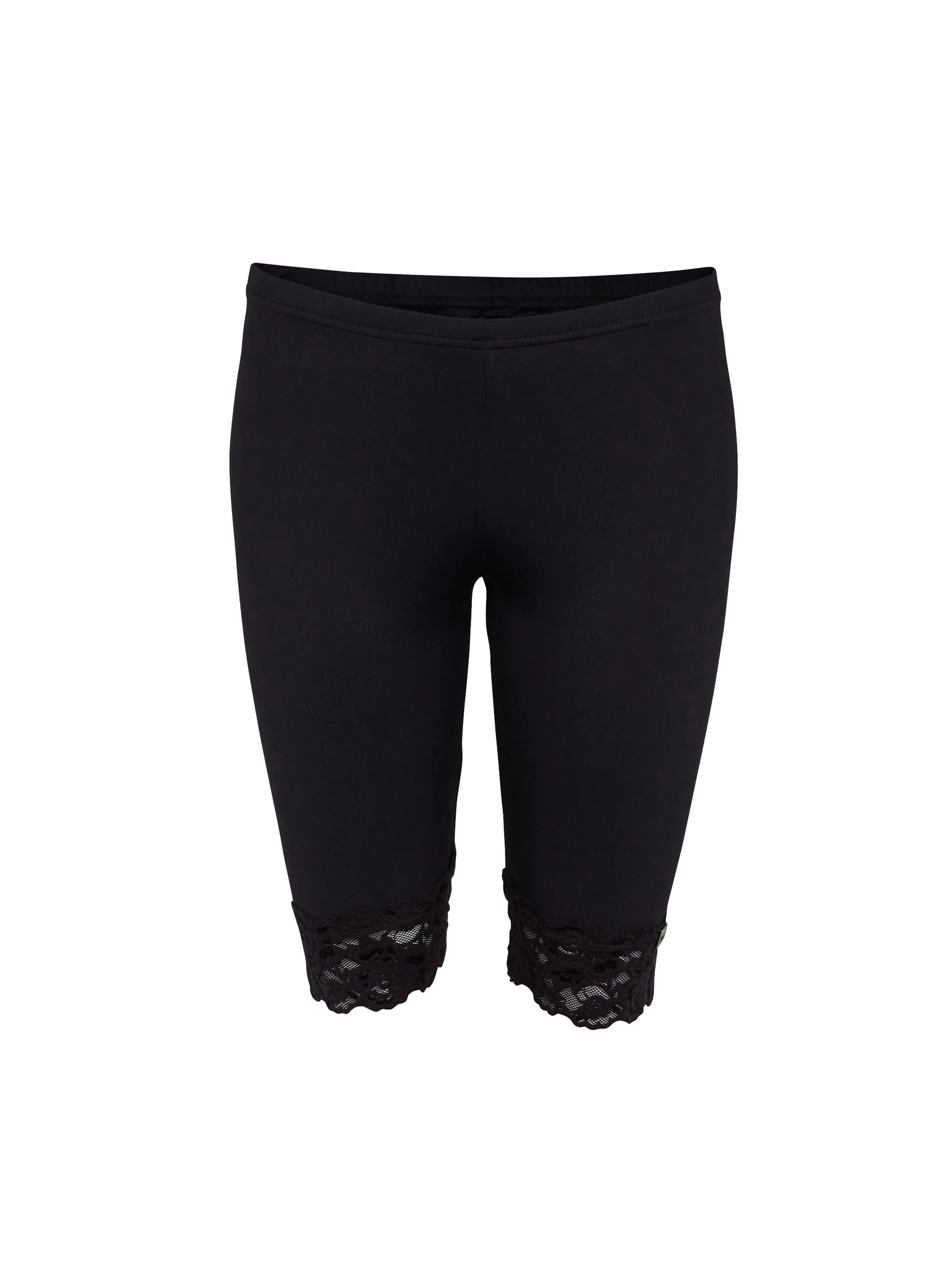 Geometric Pattern ISA bike shorts - Black