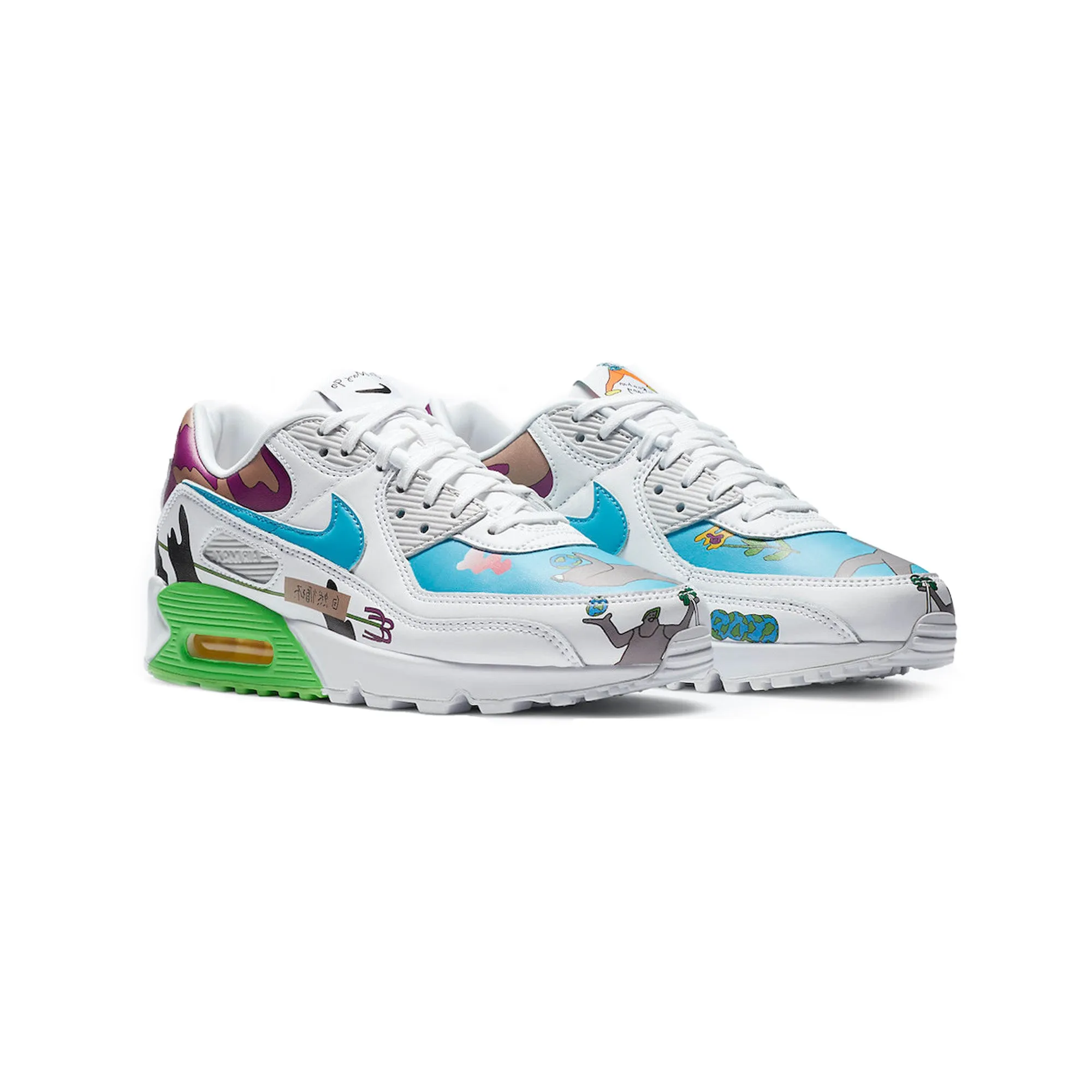 Air Max 90 Flyleather 'Ruohan Wang' (2020) suitable for workouts