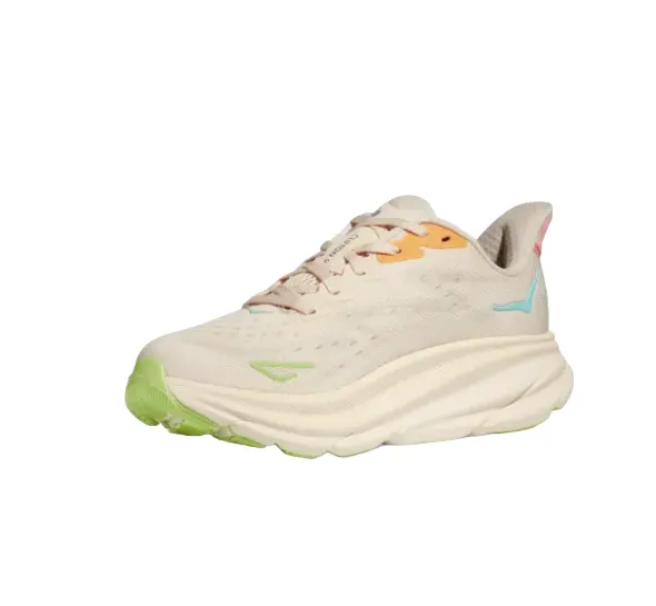 Durable Rubber Tread aesthetic - design Hoka One One scarpa da corsa da donna Clifton 9 1127896-VLS vaniglia-astrale