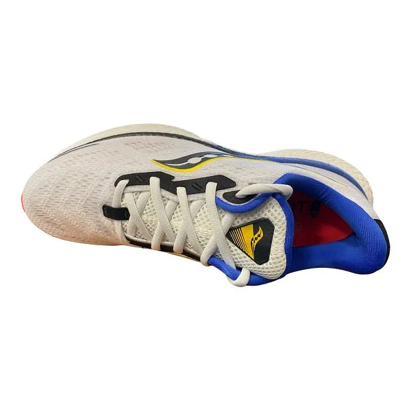 Ankle Braces Saucony scarpa da corsa da uomo Triumph 19 S20678 84 bianco azzurro