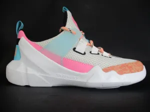 Skechers scarpa fitness da donna DLT-a True Summer 12944 WPKB bianco-rosa-grigio Torsional Stability Feature Cushion Layering