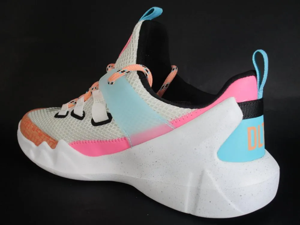 Skechers scarpa fitness da donna DLT-a True Summer 12944 WPKB bianco-rosa-grigio Anti Odor Technology Shock Absorbing Sole Design