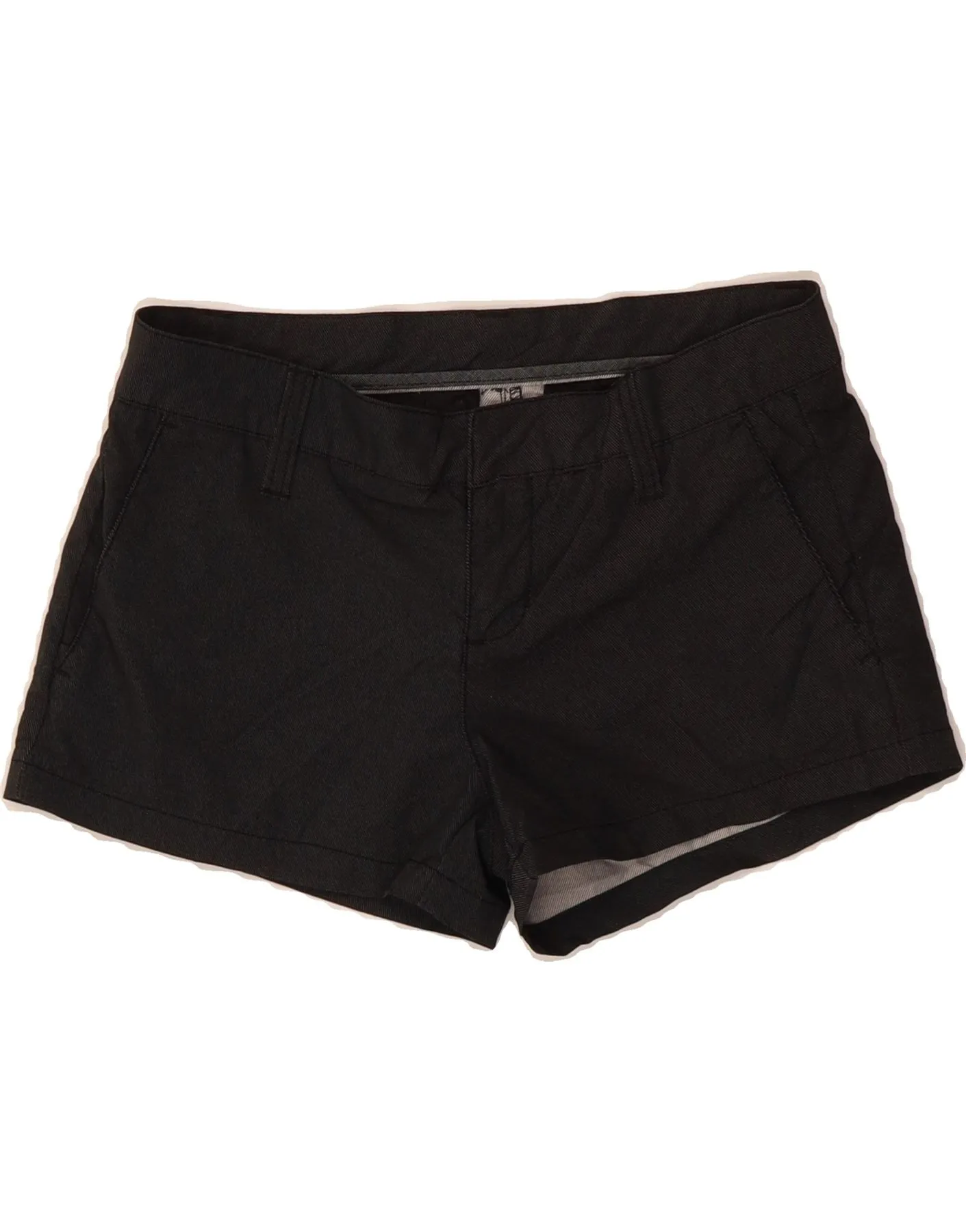 stripe design HURLEY Womens Chino Shorts W28 Medium  Grey Nylon