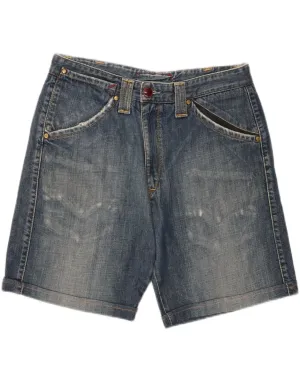 LEVI'S Womens Denim Shorts Medium W30  Blue Cotton equestrian wear Active Flex Fit