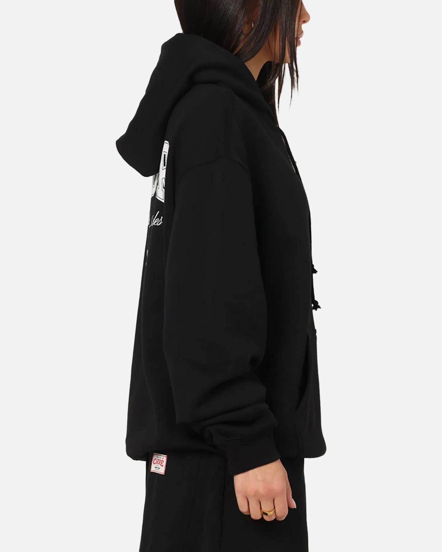 Majestic Athletic Los Angeles Dodgers Champs Serial Mono Hoodie Black Athletic Tailoring
