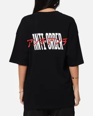 The Anti Order Junya Drop Shoulder T-Shirt Black BreathableMeshLining