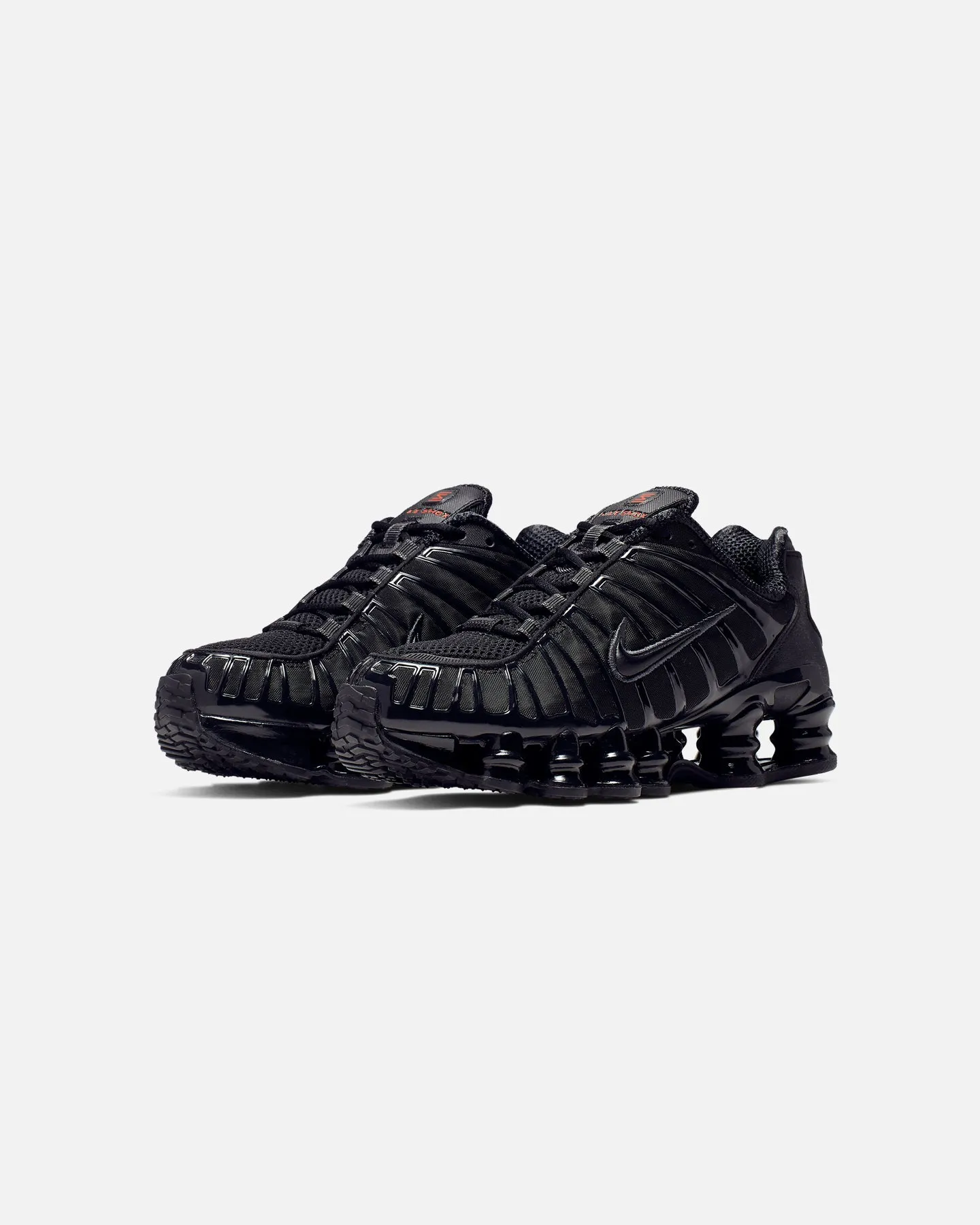 Gold Tone Breathable Airflow Channels Nike Women's Shox TL Black