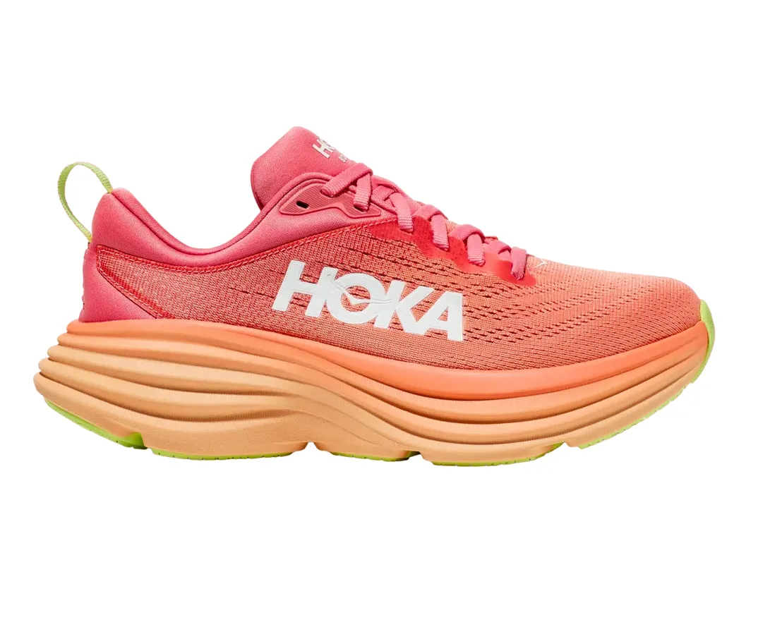 Hoka One One scarpa da corsa da donna Bondi 8 1127952/CPPY corallo papaia Snowy Terrain