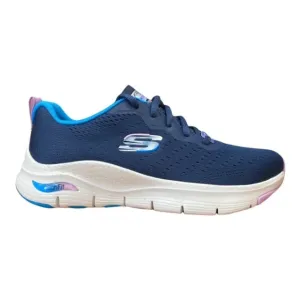 Skechers scarpa sneakers da donna Arch Fit Infinity Cool 149722/NVMT blu-multi true - to - size treadmill running footwear