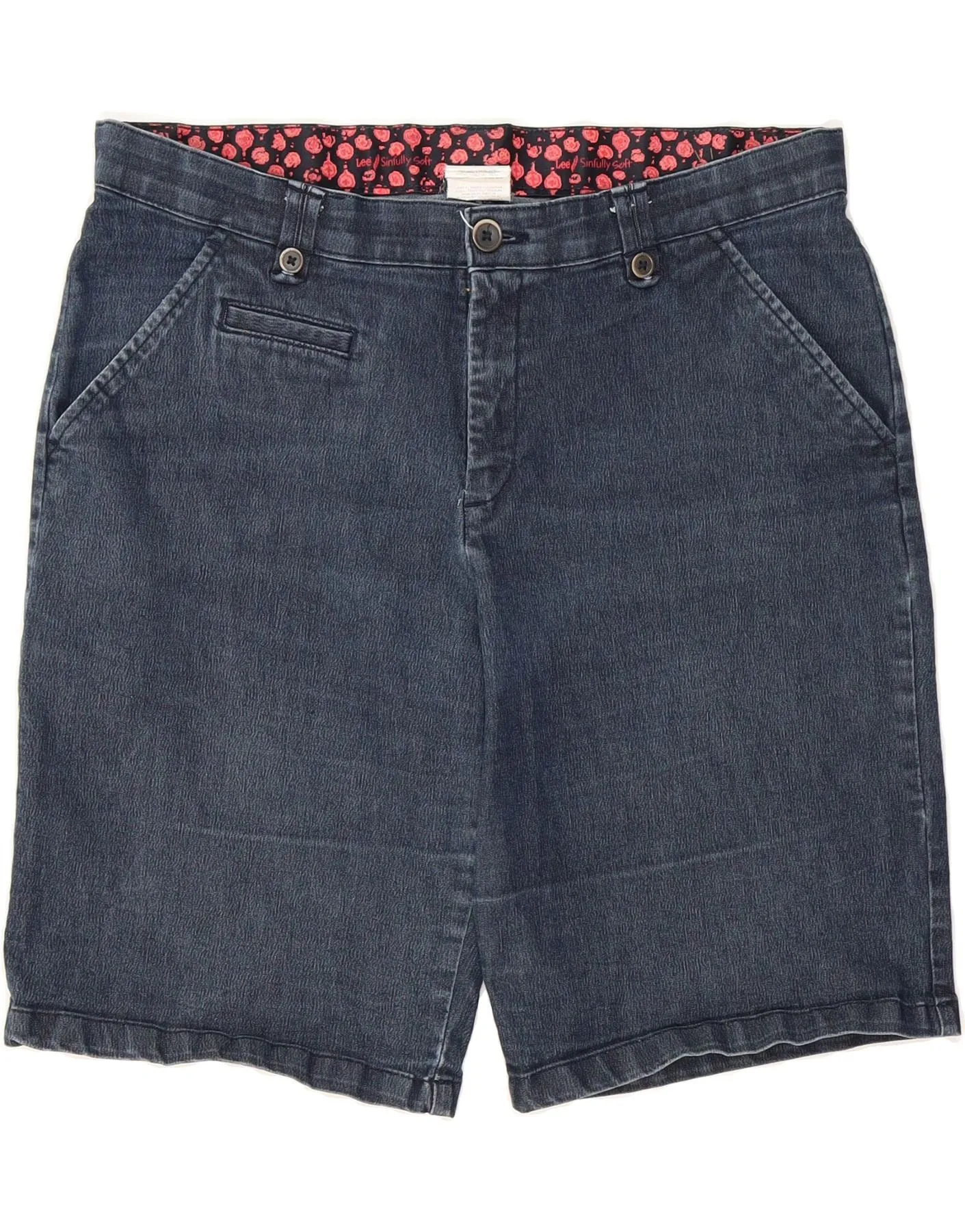 LEE Womens Denim Shorts US 14 XL W36  Blue Cotton prom night