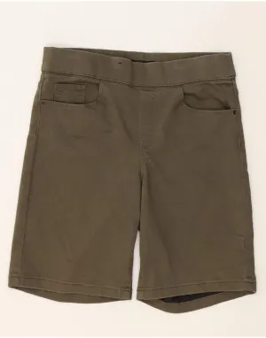 DKNY Womens Casual Shorts Medium W30 Khaki Cotton Quick Motion