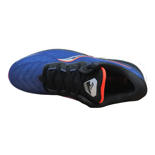 hook - and - loop - strap shoes slow running shoe efficiency Saucony scarpa da corsa uomo Triumph 19 S20678-16 blu