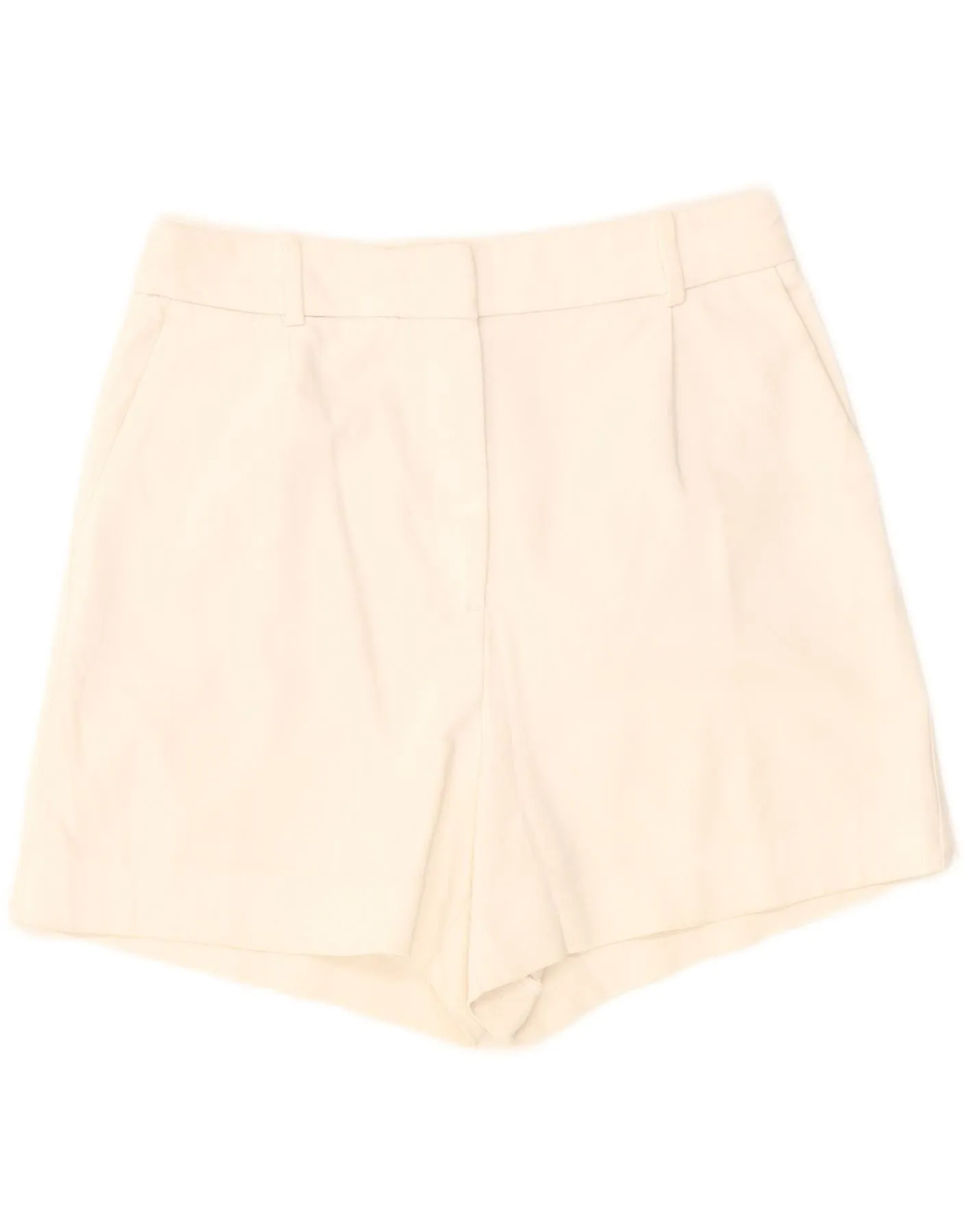 jumpsuit Outdoor Movement ZARA Womens High Waist Pegged Chino Shorts Small W26 White Cotton