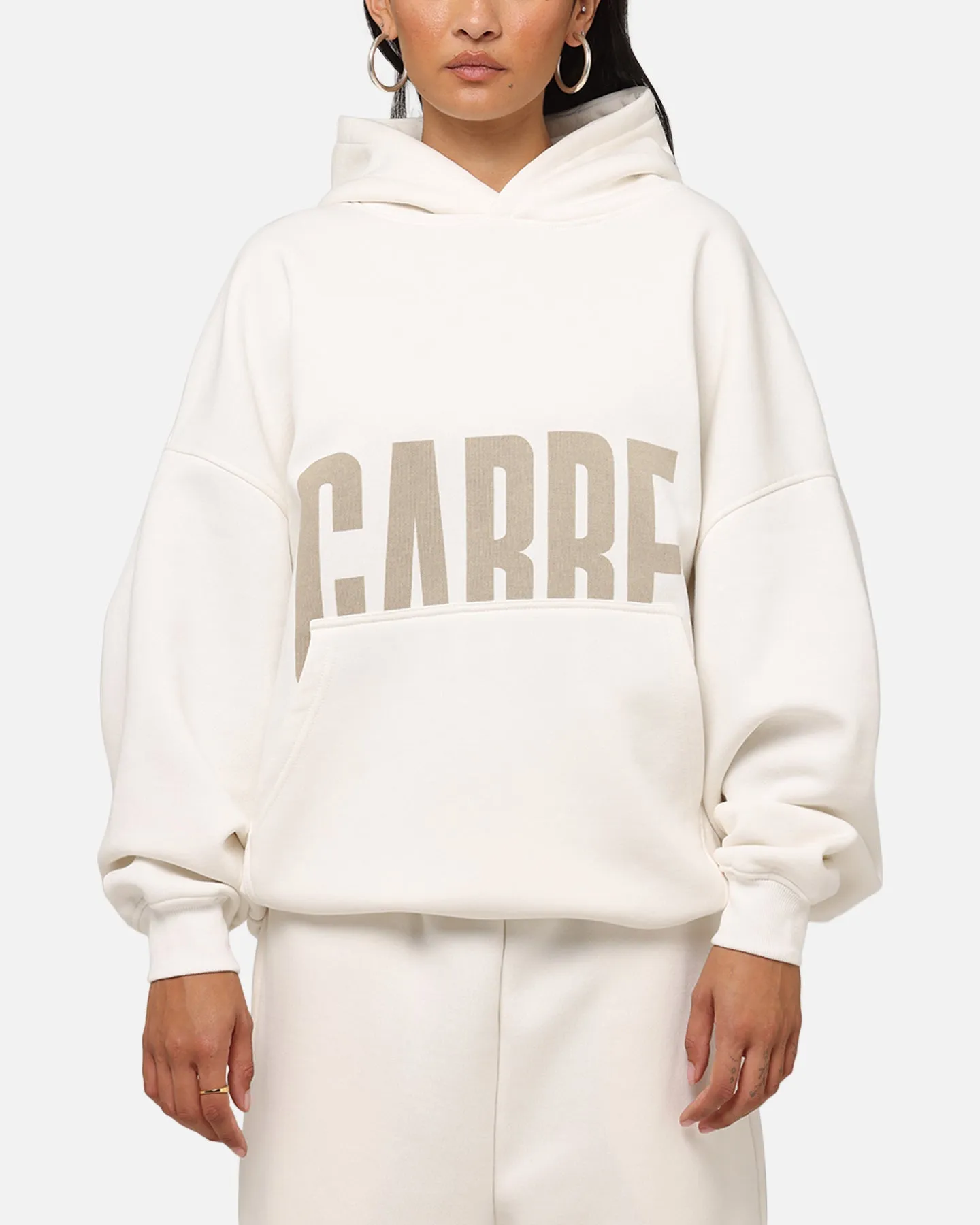 Outdoor Wear cleaning outfit Carre Premium Essentials Hoodie Cream