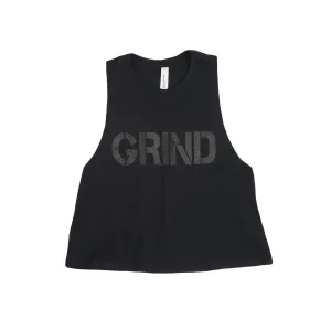 Women's Grind Crop Tank Wrinkle resistant fabric Anti Chafe Design