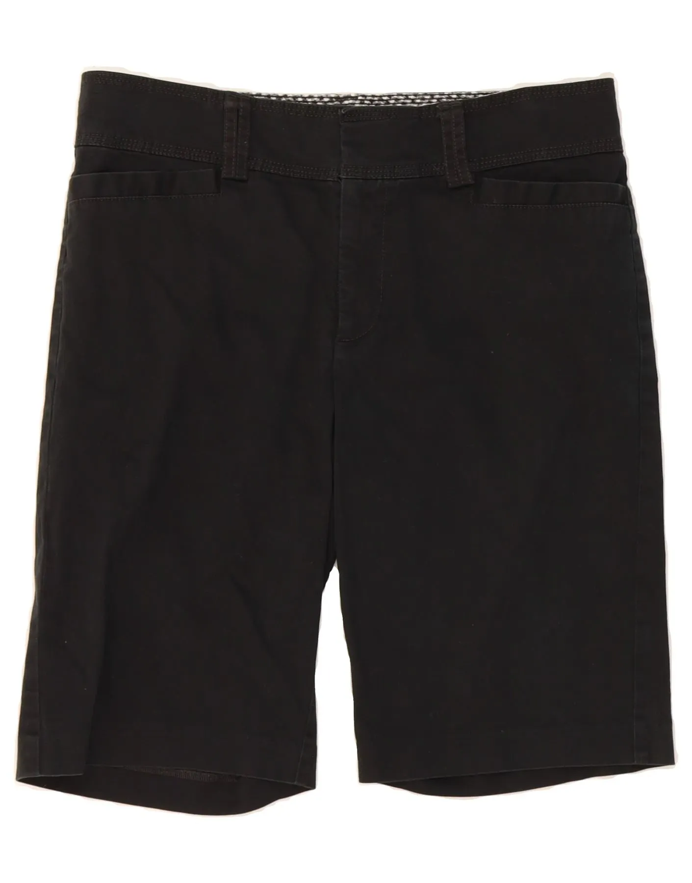 Breeze Flow LEE Womens Natural Fit High Waist Bermuda Shorts US 12 Large W30 Black