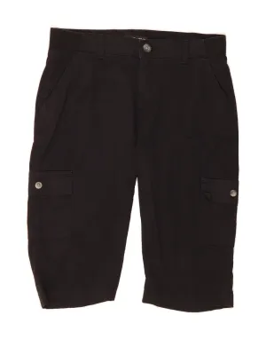 Comfort Waist Body Fit LEE Womens Relaxed Fit Mid Rise Cargo Shorts US 8 Medium W30  Black