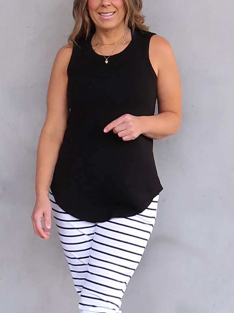 Keira Tank - Black Fashion - forward Urban Cool