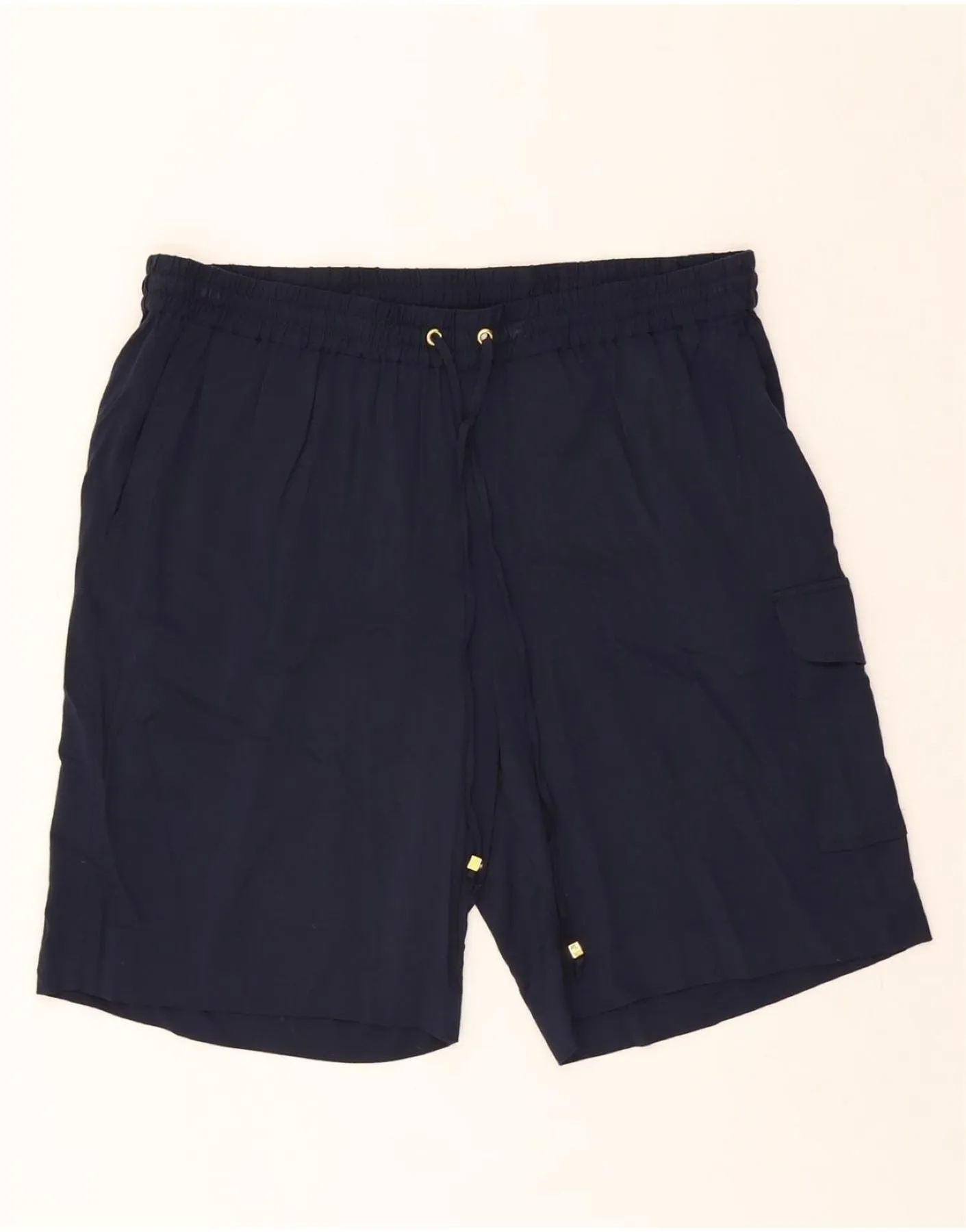Easy Wear MICHAEL KORS Womens Cargo Shorts US 14 XL W36  Navy Blue Viscose