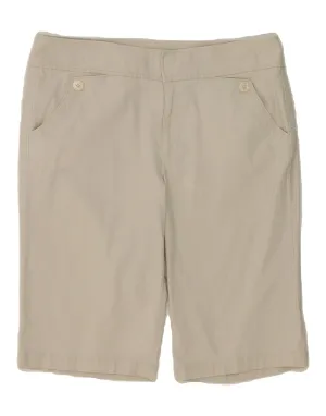 DOCKERS Womens Casual Shorts US 12 Large W34 Beige Cotton Street Fashion Multi Directional Flex