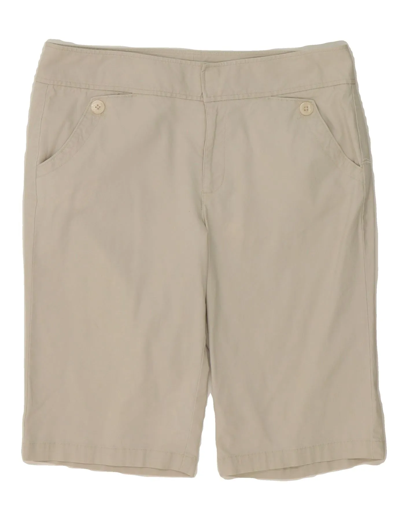 DOCKERS Womens Casual Shorts US 12 Large W34 Beige Cotton Street Fashion Multi Directional Flex
