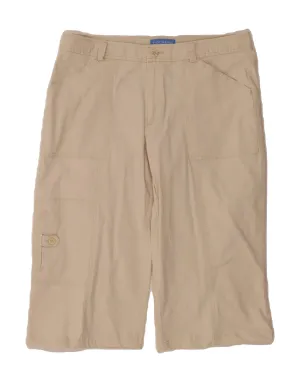 DOCKERS Womens Bermuda Shorts US 8 Medium W30  Beige Cotton Zero Chafe Construction
