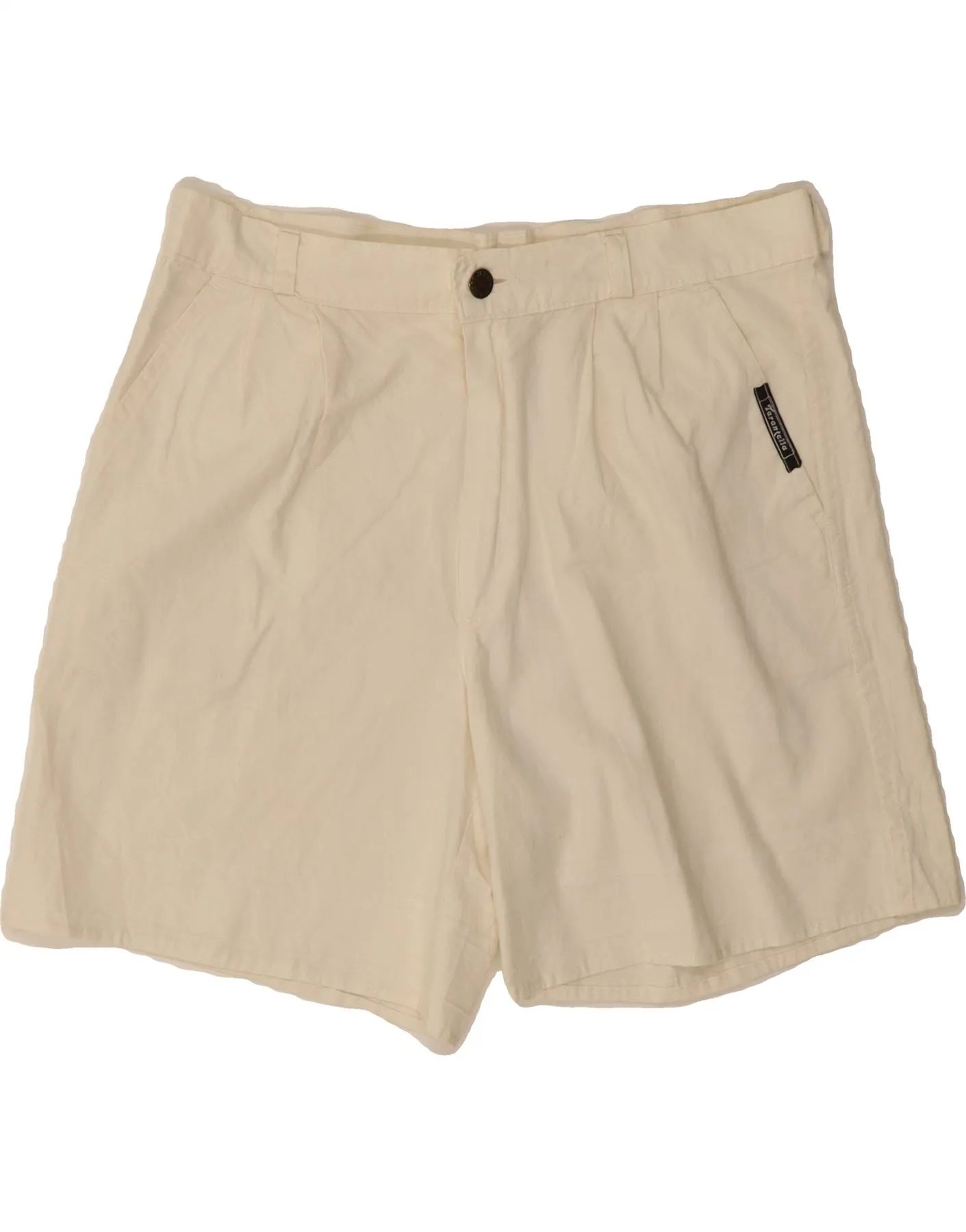 transportation industry VINTAGE Womens Chino Shorts EU 40 Medium W31  Off White Cotton