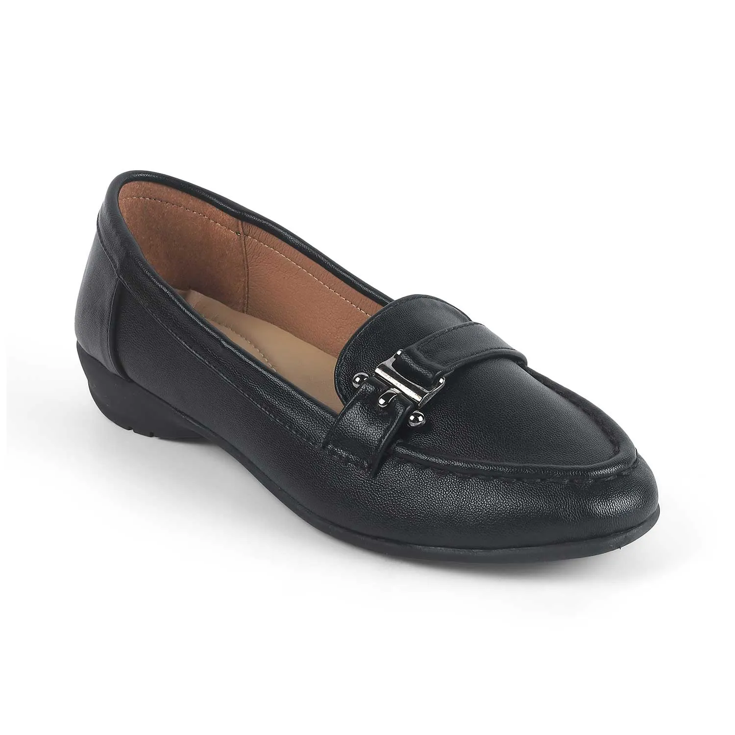 Casual Fit Tresmode Lasi Black Women's Casual Loafers