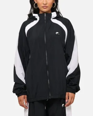 platform Nike Air Woven Jacket Black/White/White