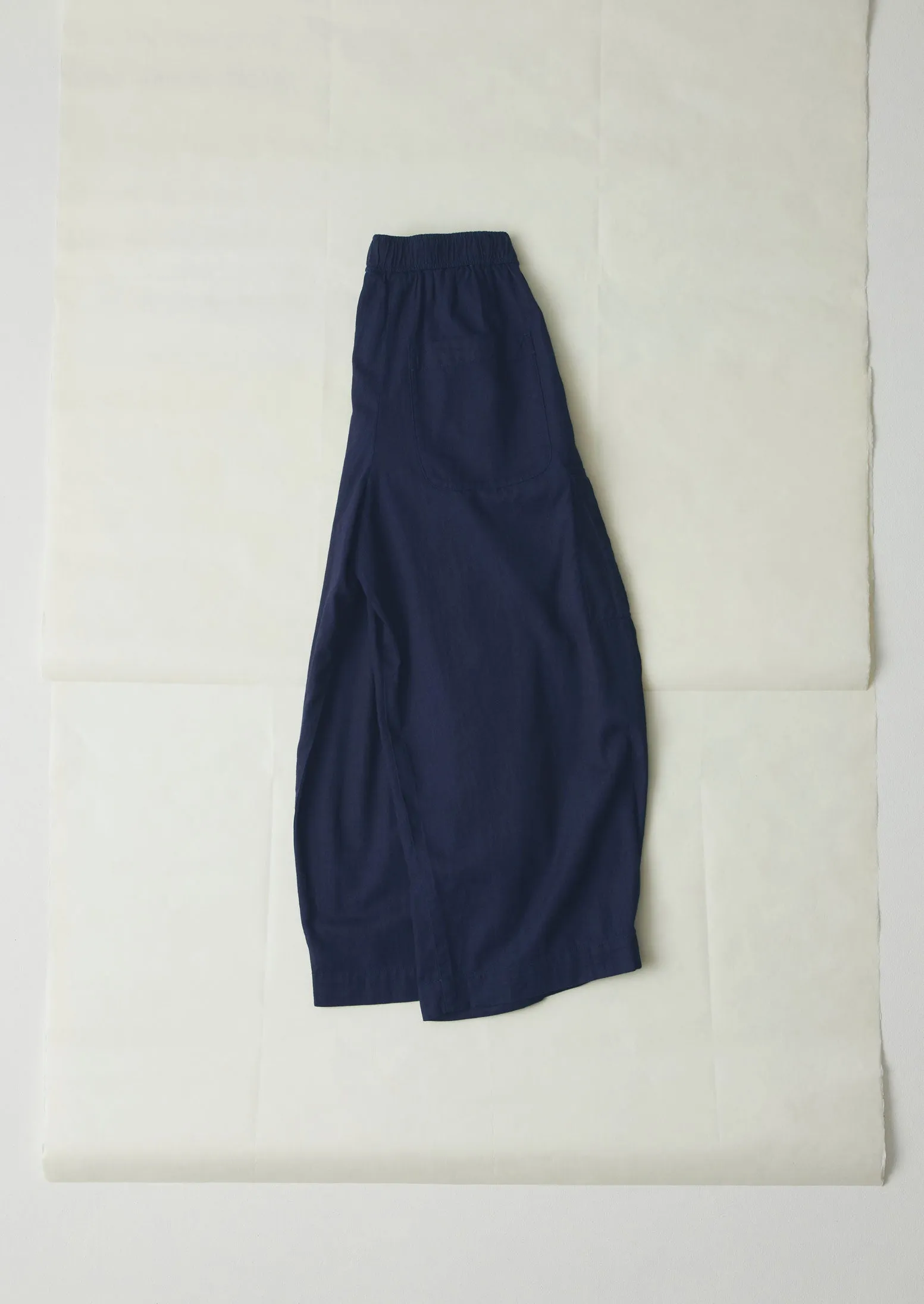 Cotton Twill Wide Leg Pants | Indigo Sport Wear Fit Relaxed Comfort Wear
