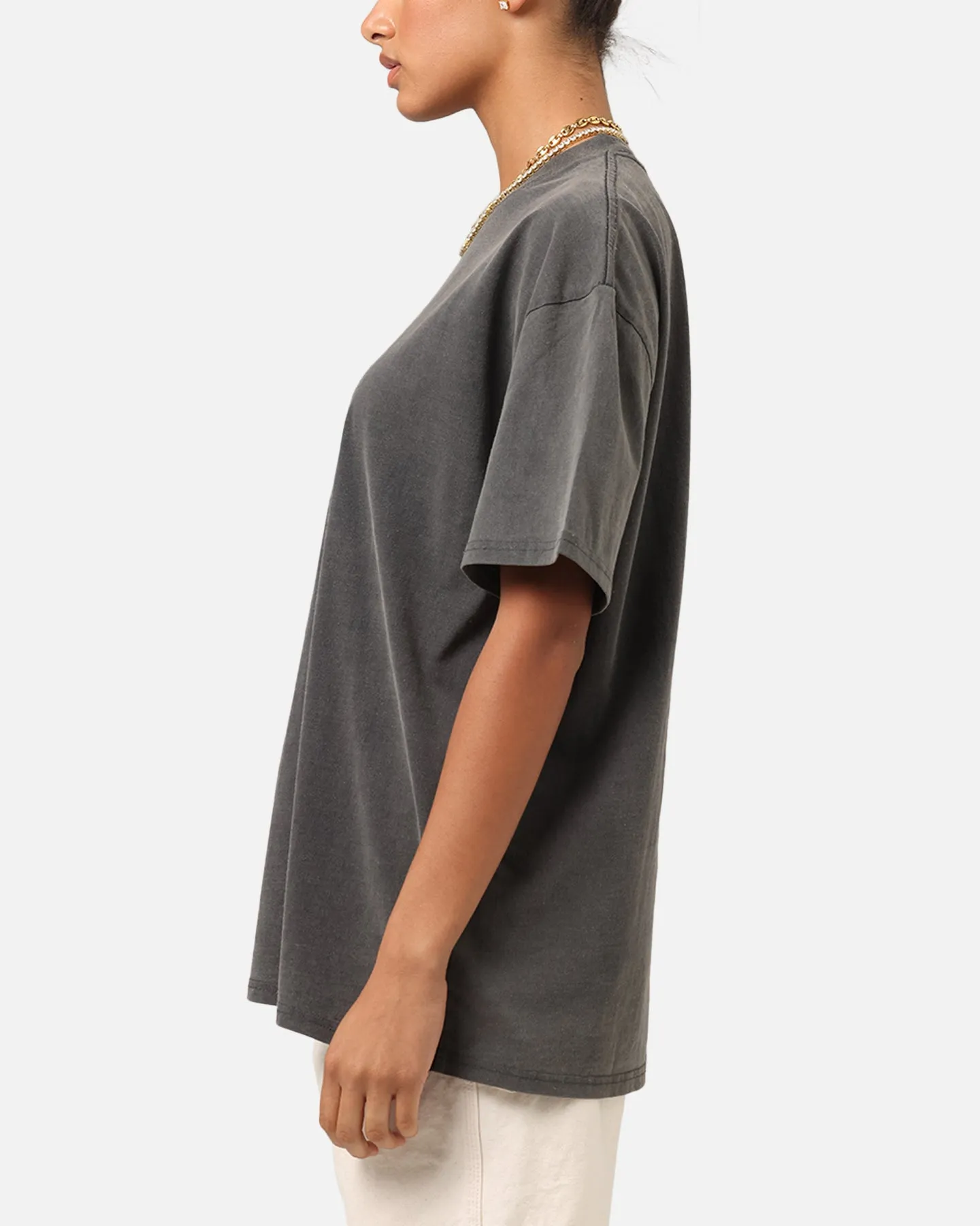 Casual Fit Culture Kings Boxy T-Shirt Black Wash
