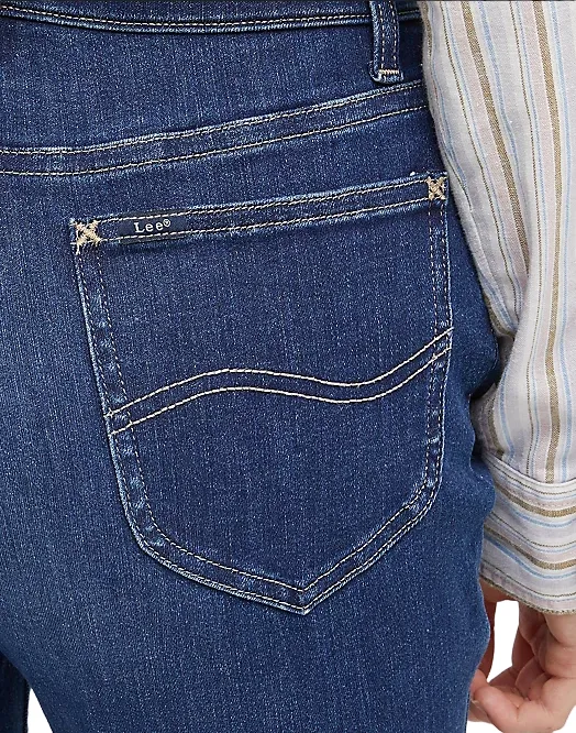 Date Night Casual Friday Street Ready Lee pantalone jeans da donna ultra comfort a zampa 112333221 eclipse