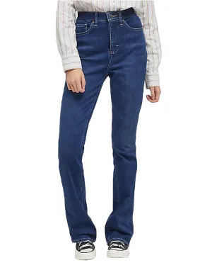 Trend Setter Trendy Premium Streetwear Fan Night Out Lee pantalone jeans da donna ultra comfort a zampa 112333221 eclipse