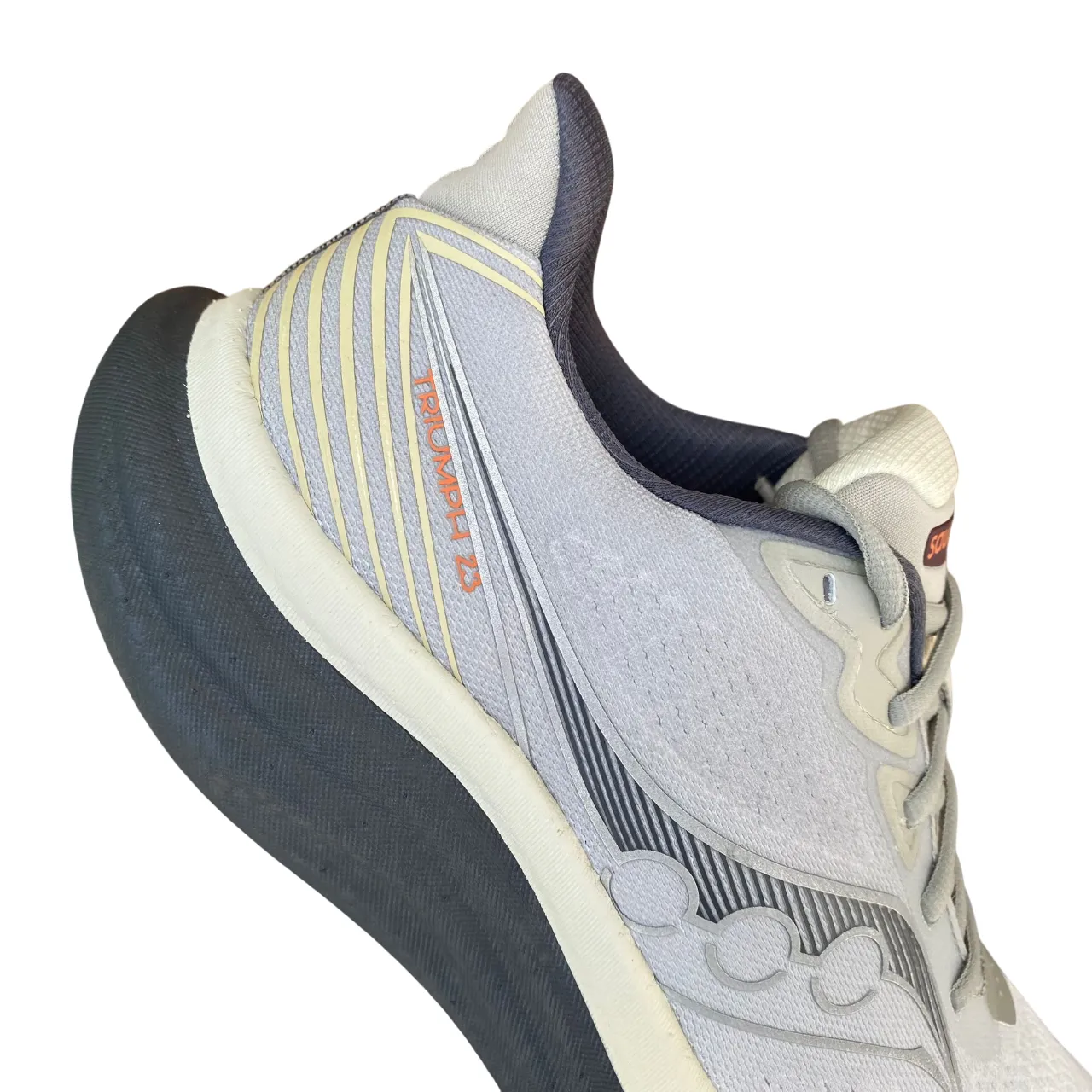 Saucony Triumph 23 S21023-505 Scarpe Running Uomo Grigio-Ombra Max Rubber Toe Guard