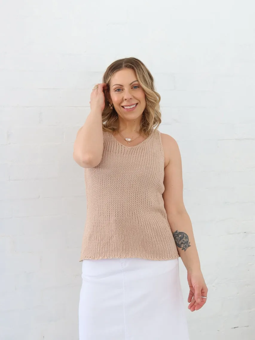 Ivy Top- Mocha Non Binding Waistband