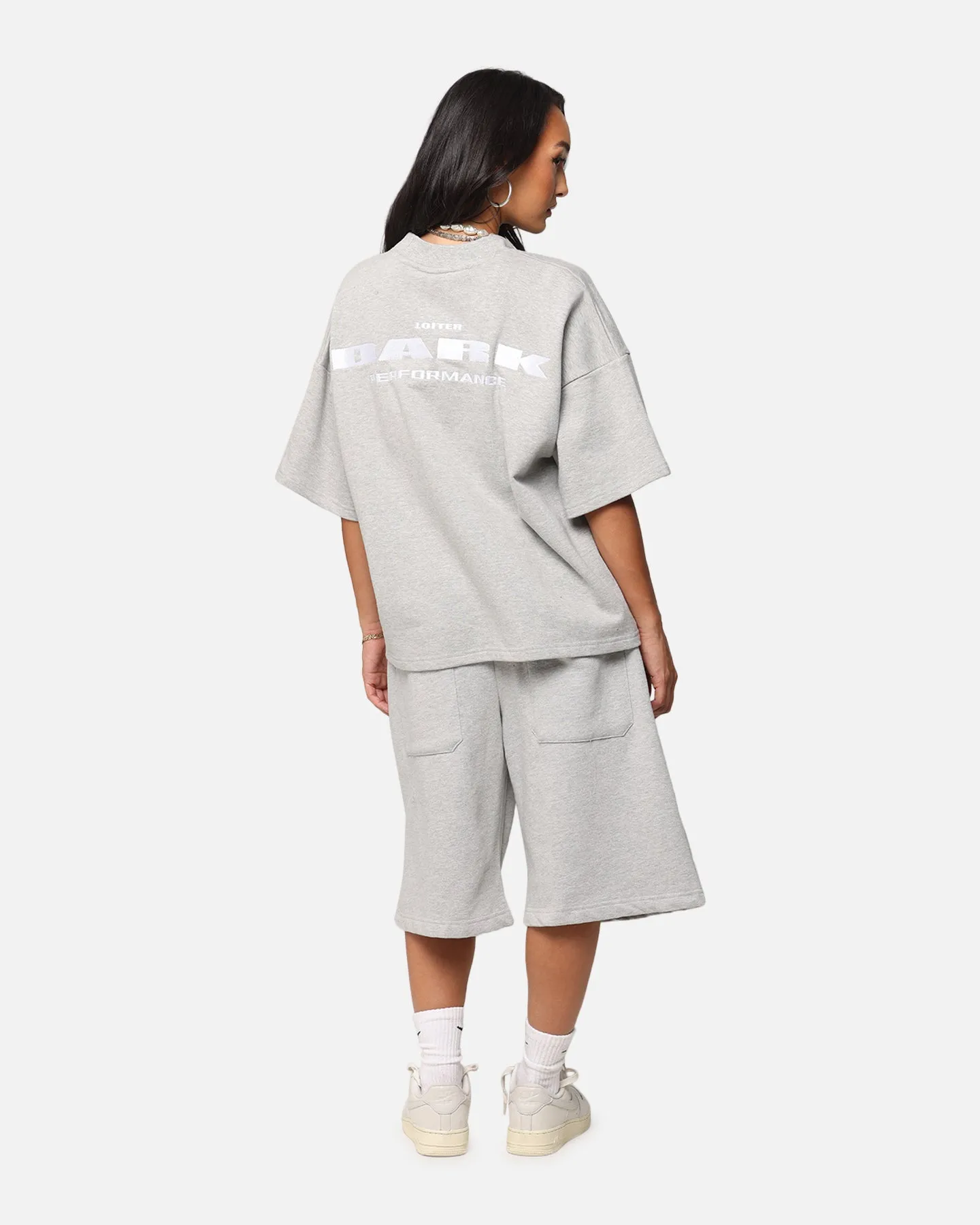 Easy Look Loiter Dark Performance T-Shirt Grey