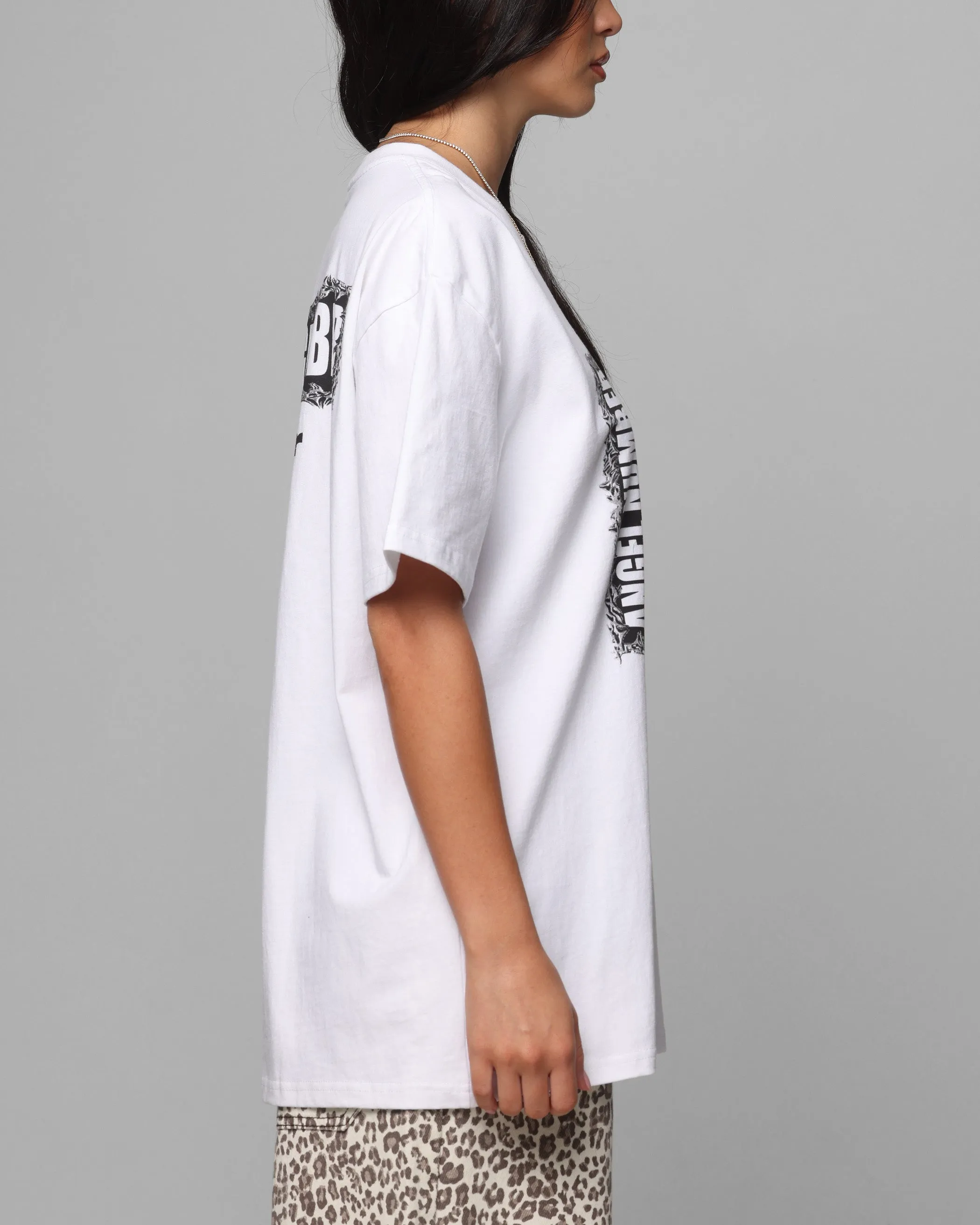 Bohemian Loiter Angel Number T-Shirt White