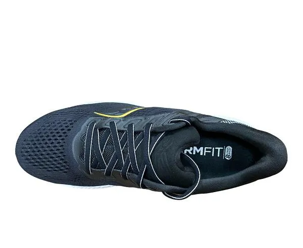 foam - filled shoes perforated - design Saucony scarpa da corsa da uomo Hurricane 23 S20615-45 black vizigold