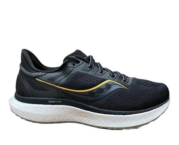 Saucony scarpa da corsa da uomo Hurricane 23 S20615-45 black vizigold running in stadiums