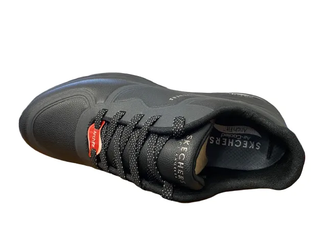 molded insole running shoes Skechers sneakers bassa da donna Arch Fit S-Miles Mile Makers 155570/BBK black