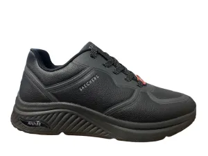 Shock Resistance foot - flexibility running shoes Skechers sneakers bassa da donna Arch Fit S-Miles Mile Makers 155570/BBK black