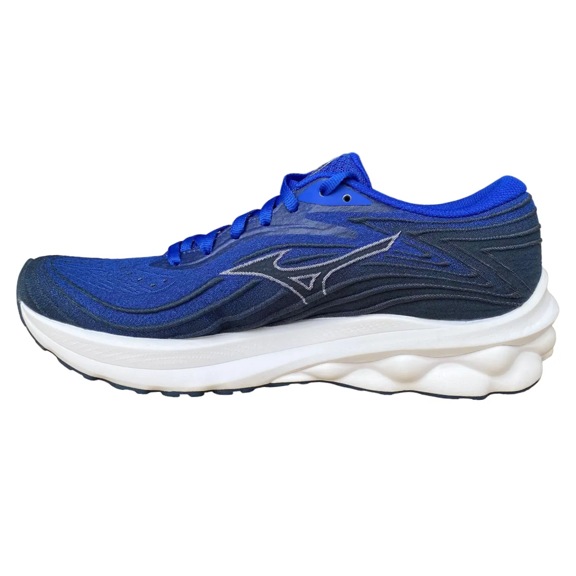Mizuno scarpa da corsa da uomo Wave Skyrise 5 J1GC240903 azzurro blu bianco aerobic exercise shoes amateur joggers' shoes