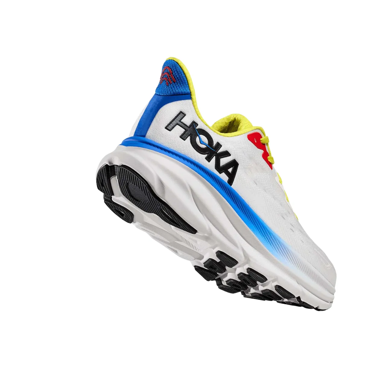 Hoka One One scarpa da corsa da uomo Clifton 9 1127895/BVR bianco-azzurro Full Range Boost Speed