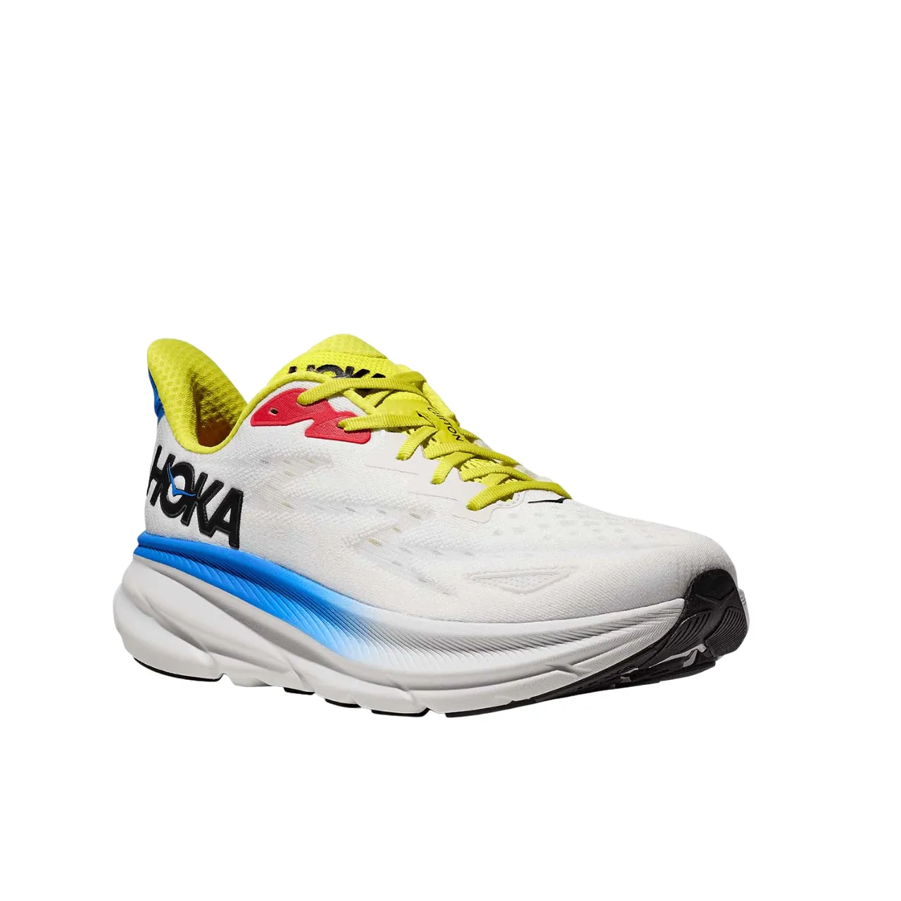 Hoka One One scarpa da corsa da uomo Clifton 9 1127895/BVR bianco-azzurro Hyper Compression EVA Foam
