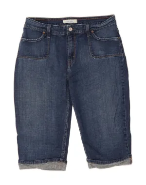 Anti-bacterial LEVI'S Womens 515 Bermuda US 14 XL W34 Blue Cotton