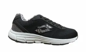 Lotto scarpa da ginnastica da donna Superlight One S7634 nero-argento Microperforated Vamp running footgear